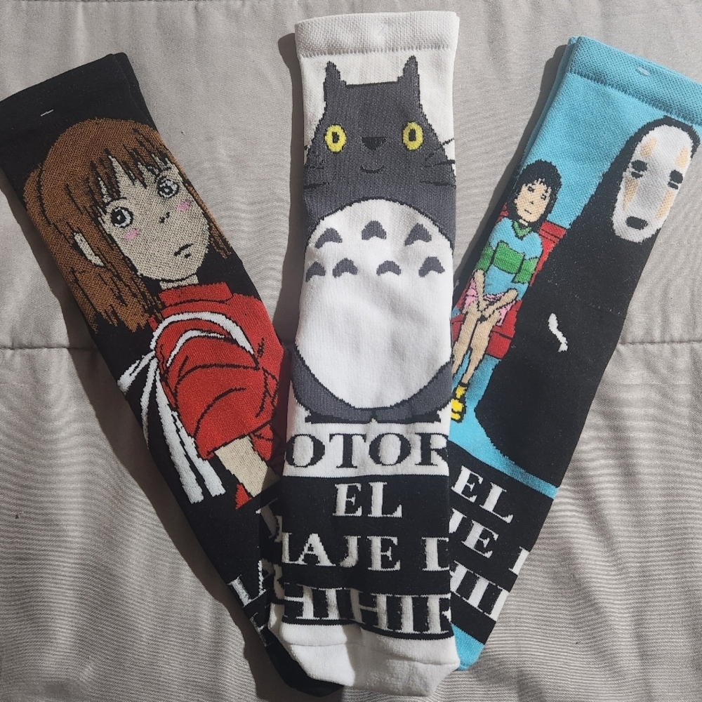 Studio Ghibli Character Socks - Set of 3